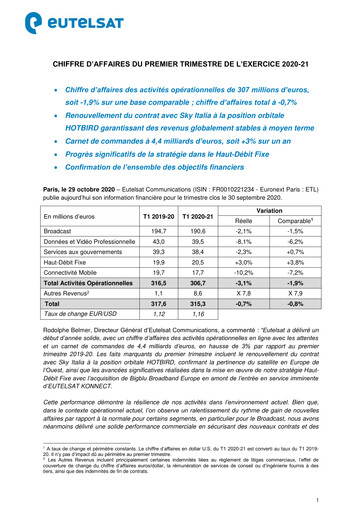 Thumbnail Eutelsat Quarterly Report 2020-q1