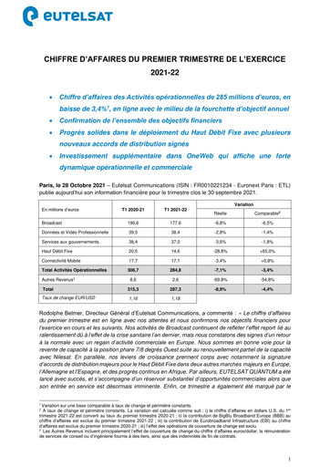 Thumbnail Eutelsat Quarterly Report 2021-q1