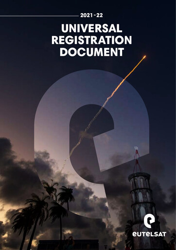 Thumbnail Eutelsat Universal Registration Document 2021-2022