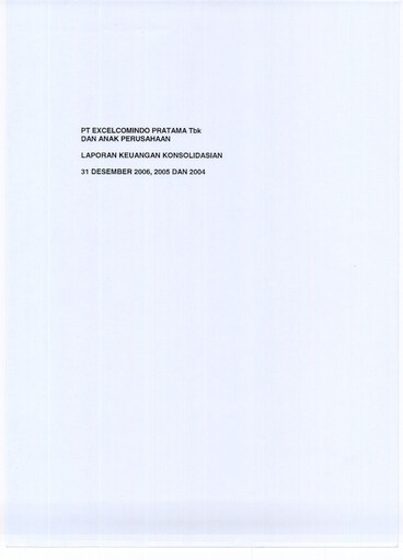 Thumbnail XL Axiata
 Financial Statement 2006