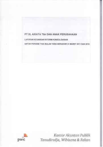 Thumbnail XL Axiata
 Quarterly Report 2011-q1