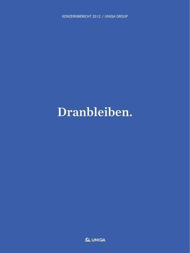 Thumbnail Uniqa Insurance Group
 Annual Report 2012