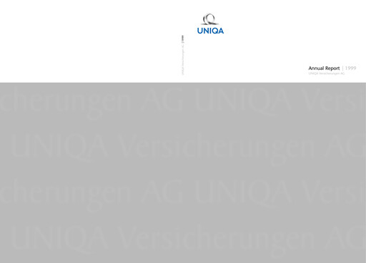 Thumbnail Uniqa Insurance Group
 Annual Report 1999