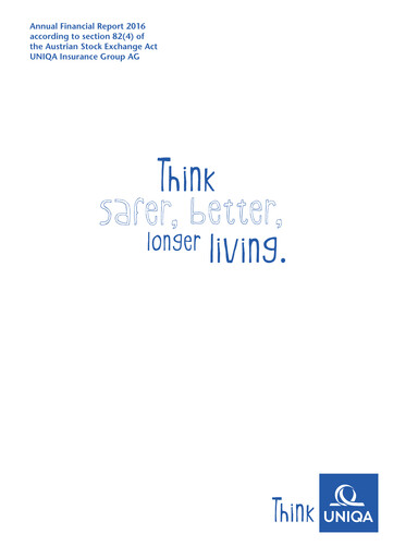 Thumbnail Uniqa Insurance Group
 Financial Report 2016