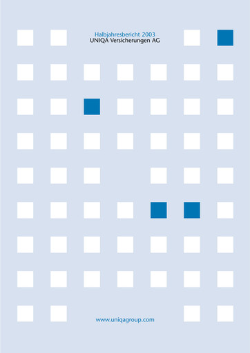 Thumbnail Uniqa Insurance Group
 Half-year Report 2003-h1