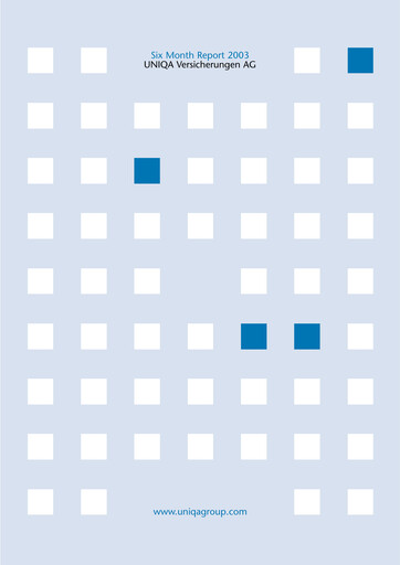 Thumbnail Uniqa Insurance Group
 Half-year Report 2003-h1