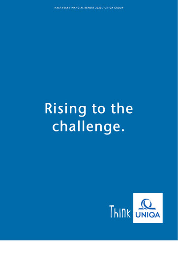 Thumbnail Uniqa Insurance Group
 Half-year Report 2020-h1