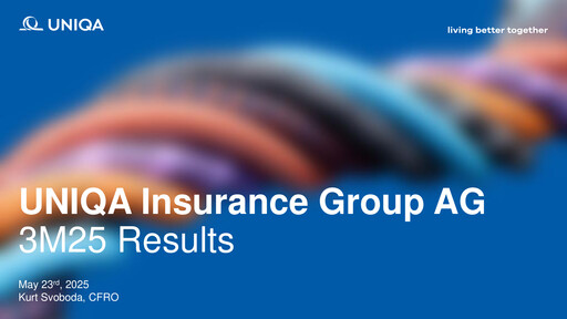 Vorschaubild Uniqa Insurance Group
 Quartalsbericht 2025-q1