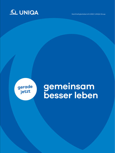 Thumbnail Uniqa Insurance Group
 Sustainability Report 2022