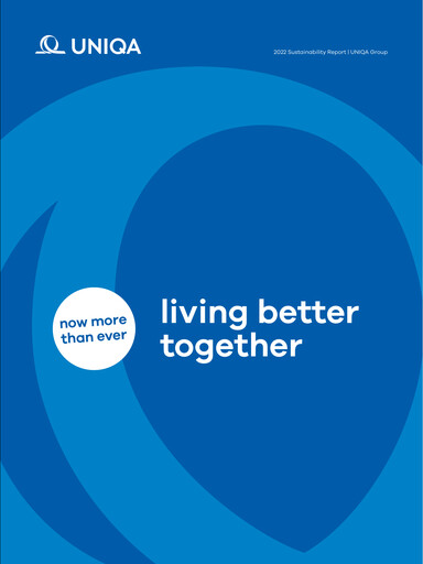 Thumbnail Uniqa Insurance Group
 Sustainability Report 2022