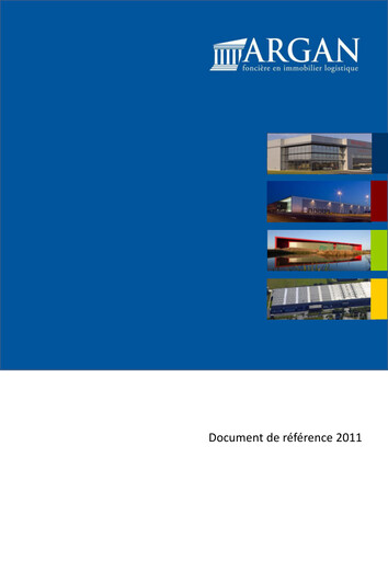 Thumbnail Argan SA Universal Registration Document 2011
