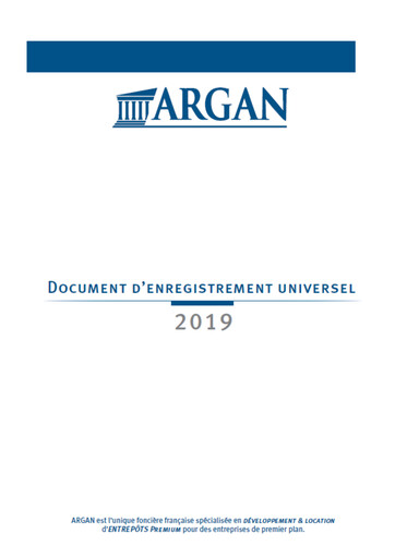 Thumbnail Argan SA Universal Registration Document 2019