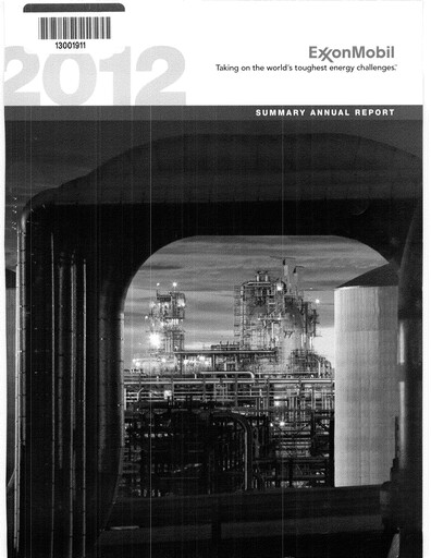 Thumbnail Exxon Mobil Annual Report 2012