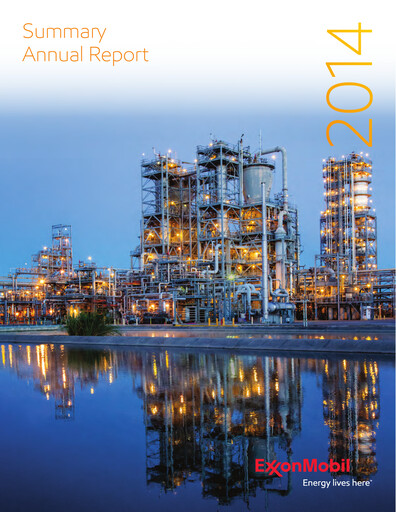 Thumbnail Exxon Mobil Annual Report 2014