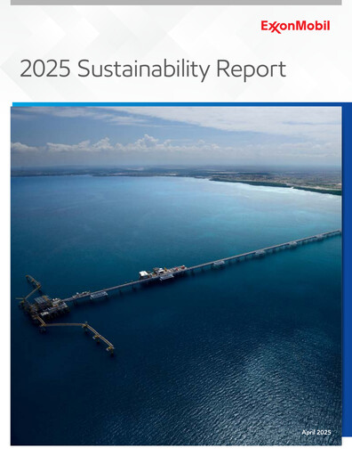 Thumbnail Exxon Mobil Sustainability Report 2025