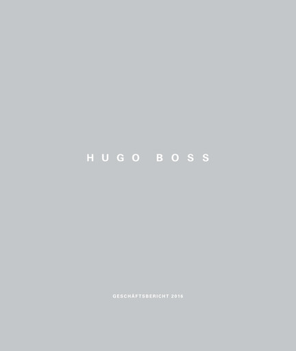 Miniature HUGO BOSS Rapport annuel 2016