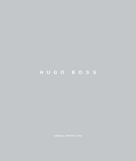 Thumbnail HUGO BOSS Annual Report 2016