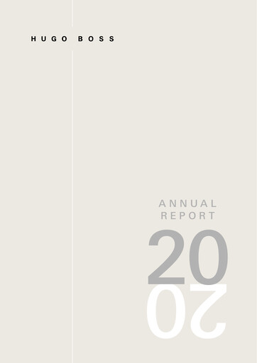 Thumbnail HUGO BOSS Annual Report 2020