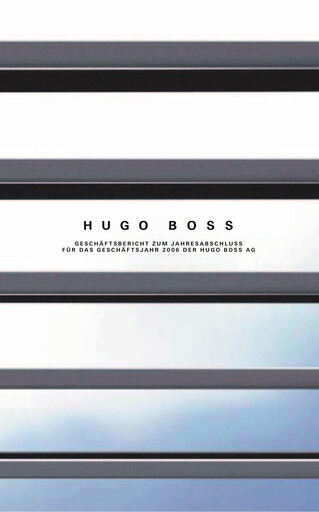 Miniature HUGO BOSS Bilan financier 2006