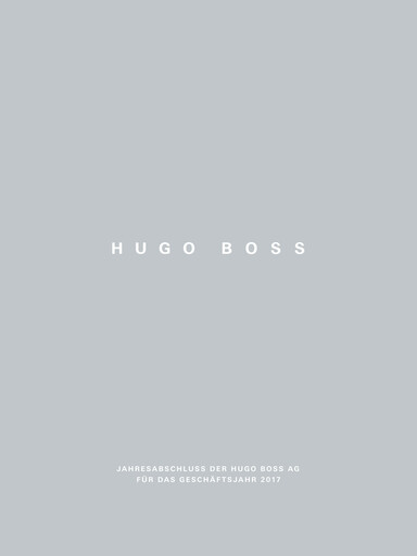 Miniature HUGO BOSS Bilan financier 2017