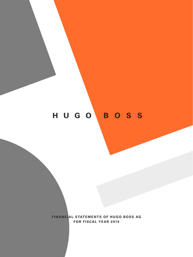 Thumbnail HUGO BOSS Financial Statement 2015