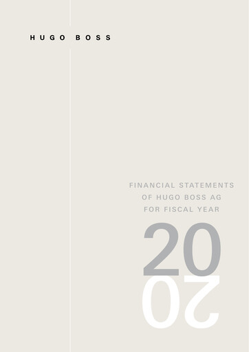 Thumbnail HUGO BOSS Financial Statement 2020