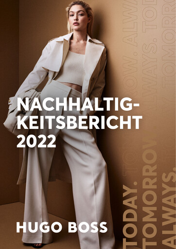 Vorschaubild HUGO BOSS Nachhaltigkeitsbericht 2022