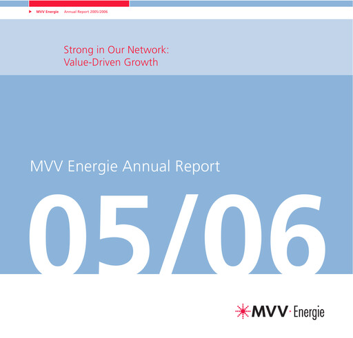 Thumbnail MVV Energie Annual Report 2005-2006