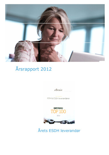 Thumbnail cBrain Annual Report 2012