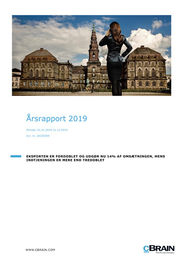 Thumbnail cBrain Annual Report 2019