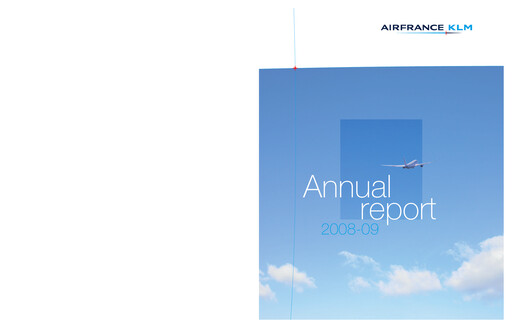 Thumbnail Air France-KLM
 Annual Report 2008-2009