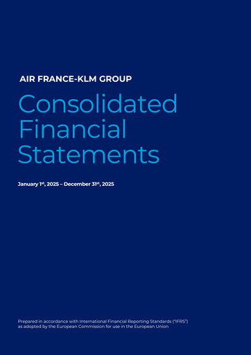 Thumbnail Air France-KLM
 Financial Statement 2025