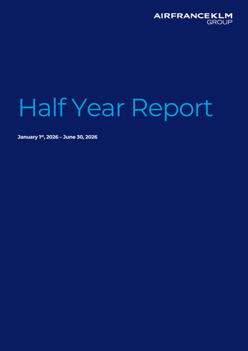 Thumbnail Air France-KLM
 Half-year Report 2026