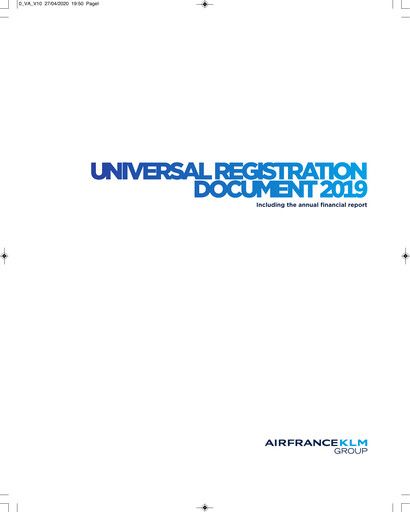 Thumbnail Air France-KLM
 Universal Registration Document 2019