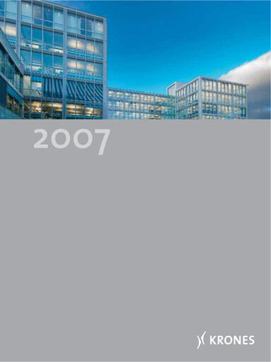Miniature Krones Rapport annuel 2007