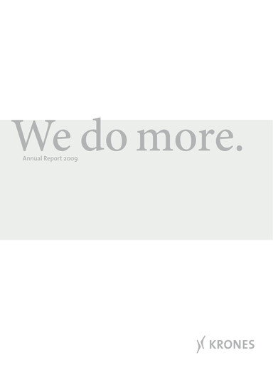 Thumbnail Krones Annual Report 2009