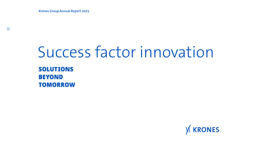 Thumbnail Krones Annual Report 2025