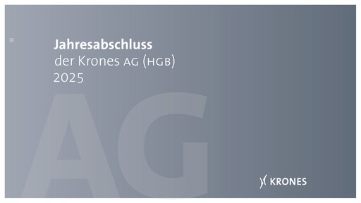 Thumbnail Krones Financial Statement 2025