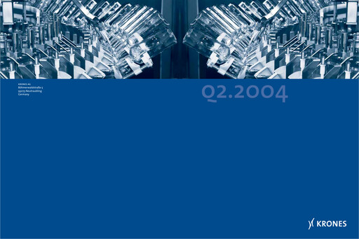 Vorschaubild Krones Halbjahresbericht 2004-h1