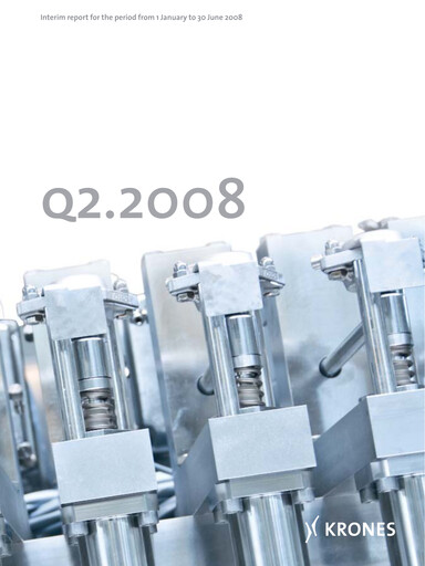 Vorschaubild Krones Halbjahresbericht 2008-h1