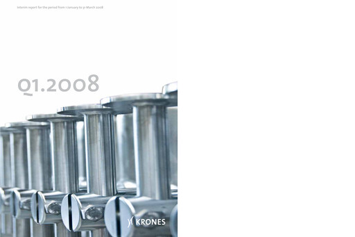 Miniature Krones Rapport trimestriel 2008-q1