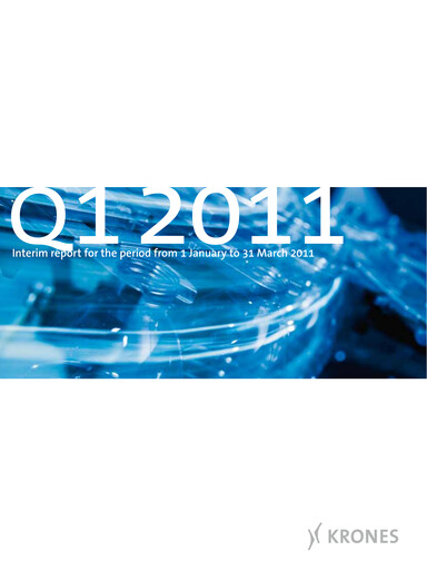 Miniature Krones Rapport trimestriel 2011-q1