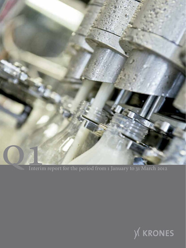 Miniature Krones Rapport trimestriel 2012-q1
