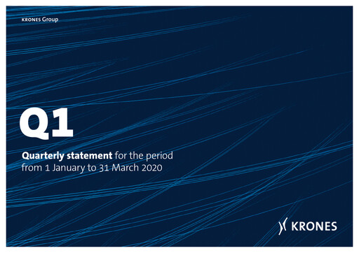 Miniature Krones Rapport trimestriel 2020-q1
