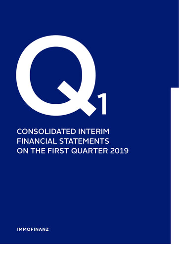 Thumbnail Immofinanz Quarterly Report 2019-q1