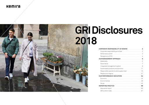 Miniature Kemira Rapport de durabilité 2018