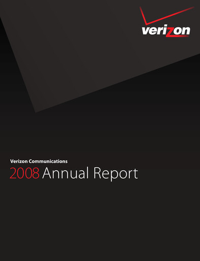 Thumbnail Verizon Annual Report 2008