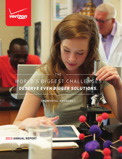 Thumbnail Verizon Annual Report 2013