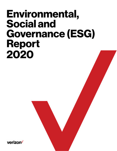 Thumbnail Verizon ESG Report 2020