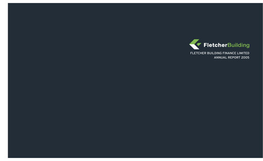 Thumbnail Fletcher Building Annual Report 2005